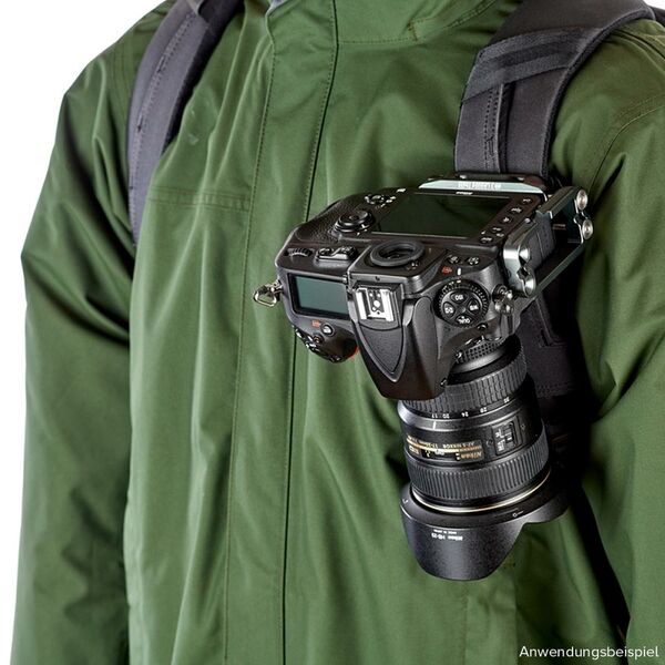 3 Legged Thing ELLIE SHORT kurzer universeller Schnellwechselwinkel kompatibel mit Arca und Peak Design  grau