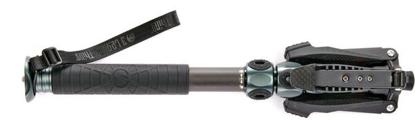 3 Legged Thing Legends Alana Einbeinstativ mit Docz-Fußstabilisator  grau