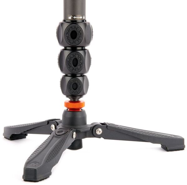 3 Legged Thing Legends Lance Monopod mit Standspinne Docz 2  schwarz