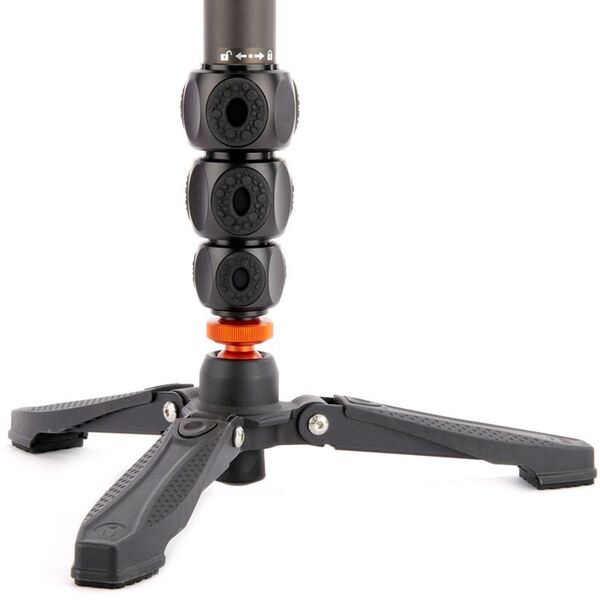 3 Legged Thing Legends Lance Monopod mit Standspinne Docz 2  schwarz