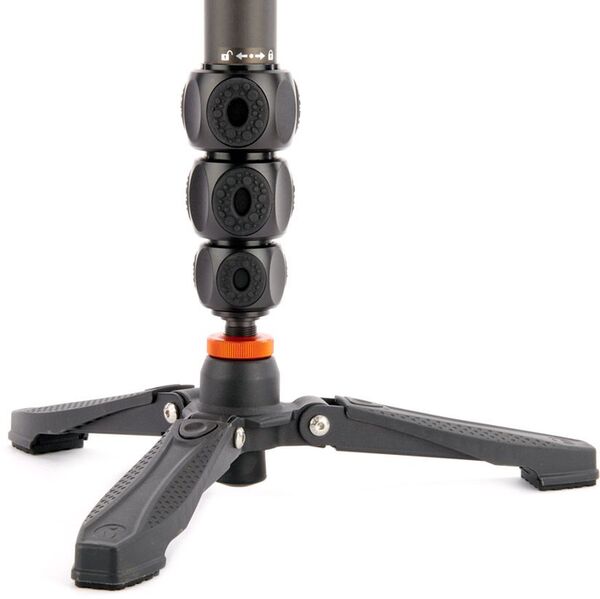 3 Legged Thing Legends Lance Monopod mit Standspinne Docz 2  schwarz