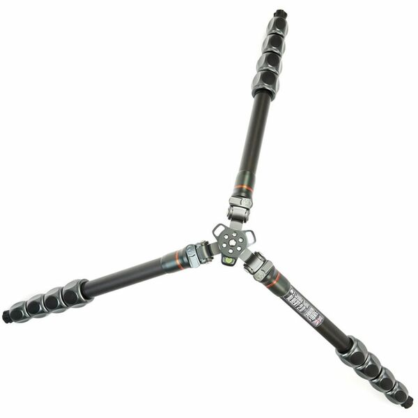 3 Legged Thing Pro 2.0 Albert - professionelles Carbon-Reisestativ mit Kugelkopf AirHed Pro  grau