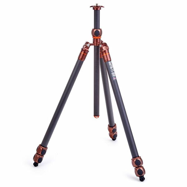 3 Legged Thing Pro 2.0 Winston - Hochleistungs-Stativ mit 3 Beinsektionen und 40 Kg Tragkraft  bronze