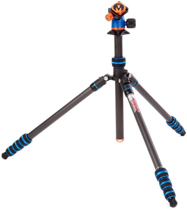 3 Legged Thing Punks Billy 2.0 Carbonstativ mit Airhed Neo 2.0 Kugelkopf  blau