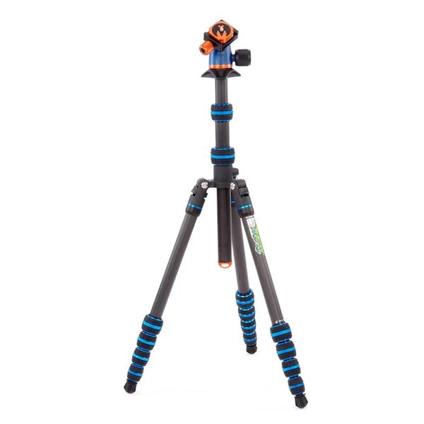 3 Legged Thing Punks Brian 2.0, Carbonstativ mit Airhed Neo 2.0 Kugelkopf  Blau