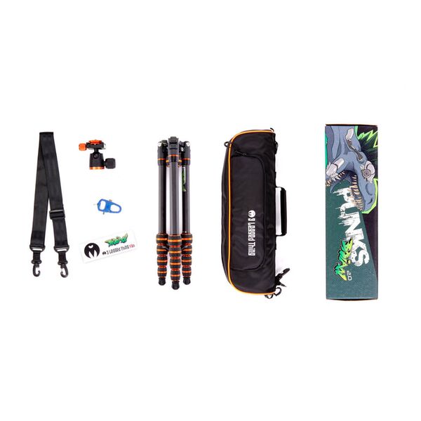 3 Legged Thing Punks Brian 2.0, Carbonstativ mit Airhed Neo 2.0 Kugelkopf  schwarz