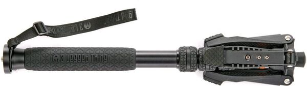 3 Legged Thing Taylor 2.0 Magnesiumlegierung Einbeinstativ,  schwarz mit Docz Fußstabilisator