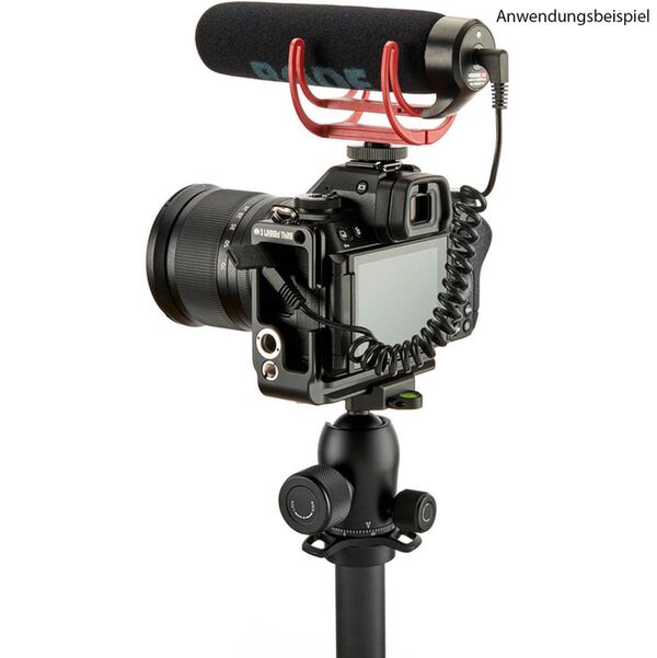 3 Legged Thing ZADIE QD 107mm Arca QD L-Bracket für Nikon Z6 III  Dark/Matt Black