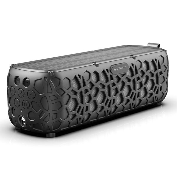 4smarts Endless Summer Solar Wireless Stereo-Lautsprecher  schwarz