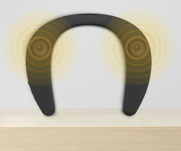 4smarts Nackenlautsprecher AudioScarf Bluetooth  grau