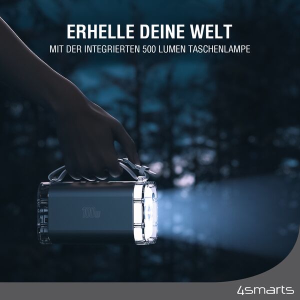 4smarts Powerbank Lucid Ultra 40000mAh 100W  grau