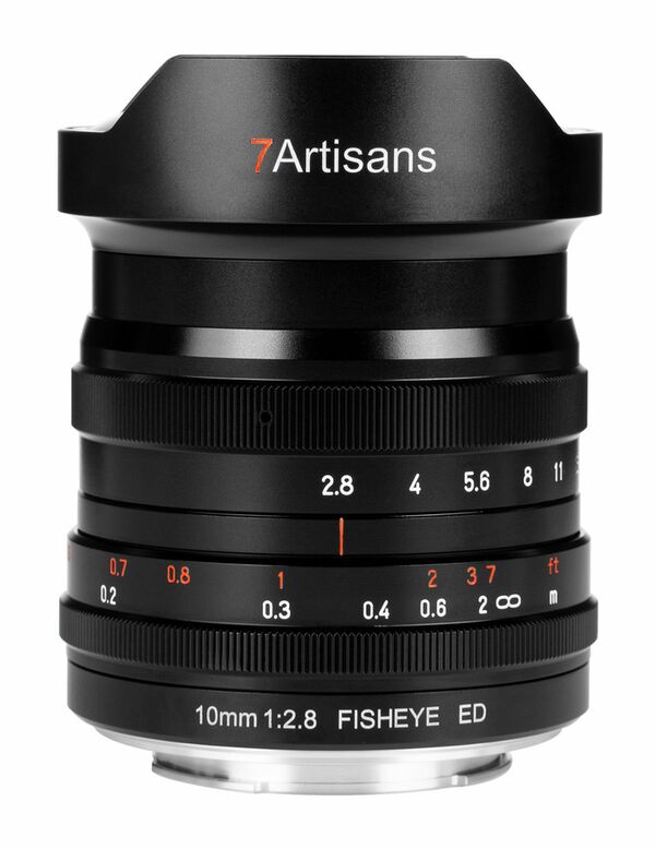 7Artisans 10mm f/2,8 Fisheye ED  Canon RF