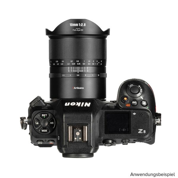 7Artisans 10mm f/2,8 II Fisheye ED  Nikon Z