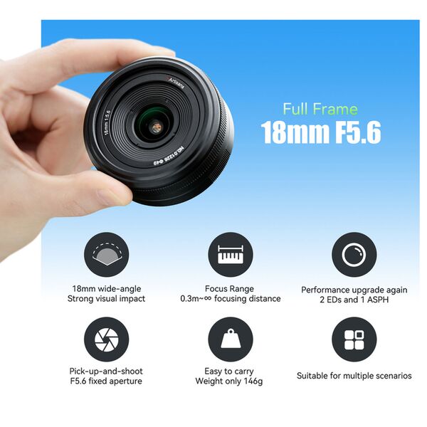 7Artisans 18mm f/5,6 FF   Sony FE-Mount