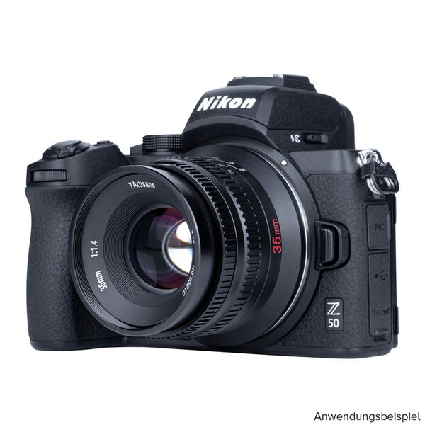 7Artisans 35mm f/1,4  Nikon Z DX