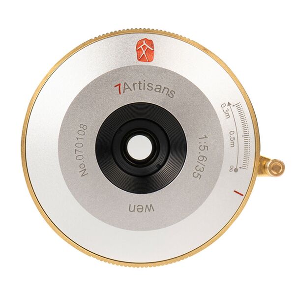 7Artisans 35mm f/5,6 WEN Pancake  Leica M siber
