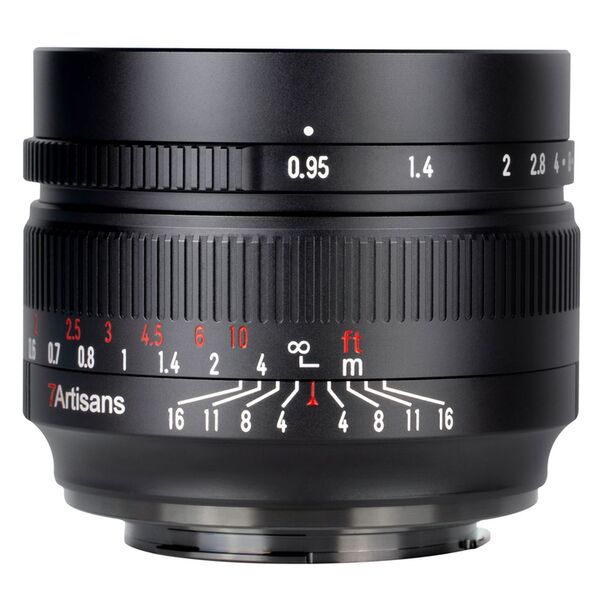 7Artisans 50mm f/0,95  Canon RF 