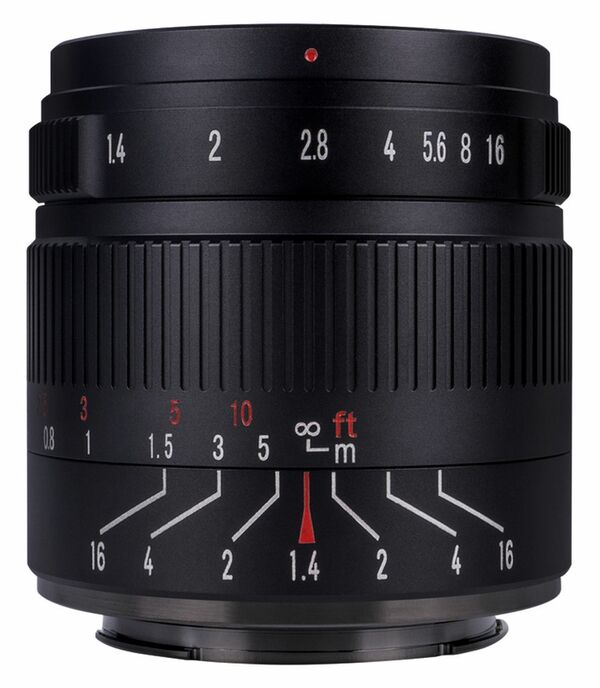 7Artisans 55mm f/1,4 II  Micro Four Thirds