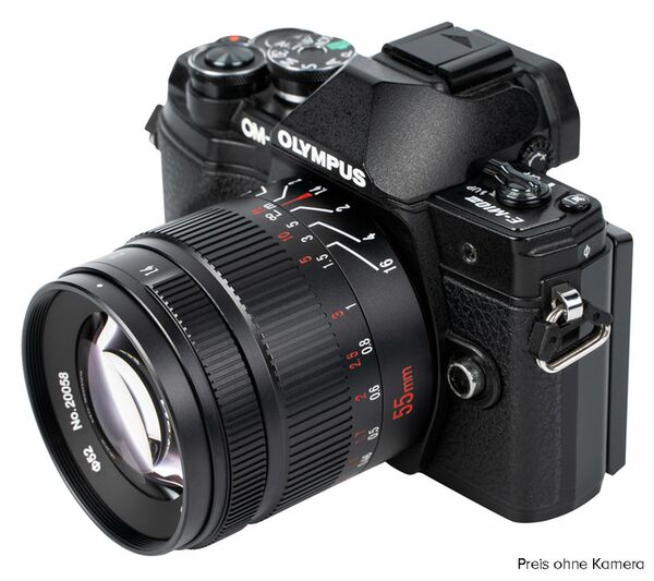 7Artisans 55mm f/1,4 II  Micro Four Thirds
