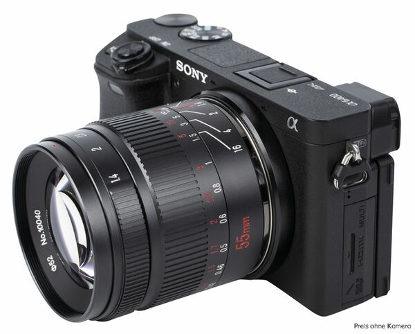 7Artisans 55mm f/1,4 II  Sony E-Mount