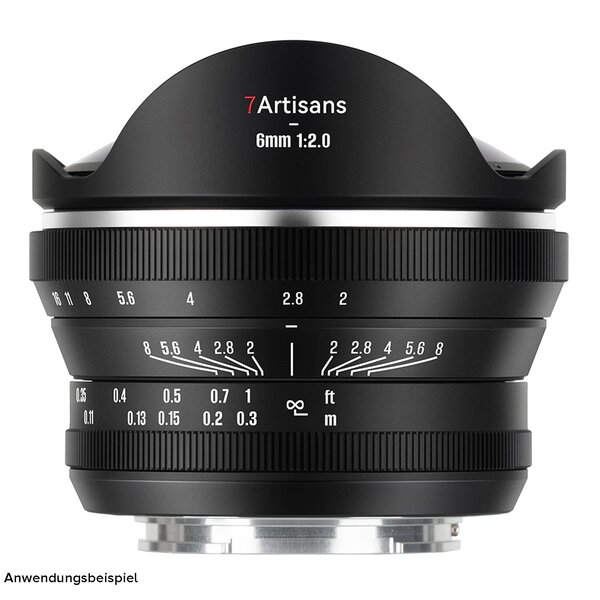 7Artisans 6mm f/2 Fisheye  Fujifilm X
