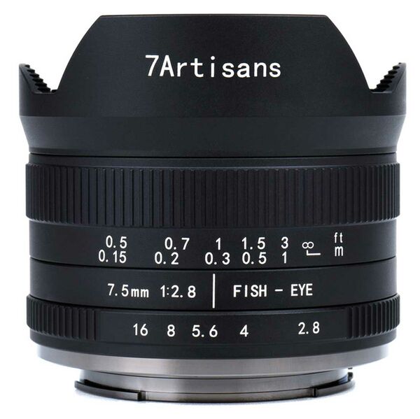 7Artisans 7,5mm f/2,8 II Fisheye  Fujifilm X