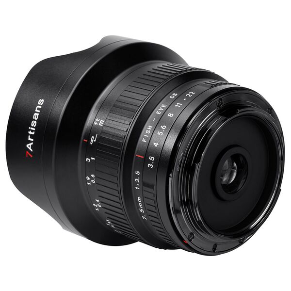 7Artisans 7,5mm f/3,5 Fisheye  Canon EF-S
