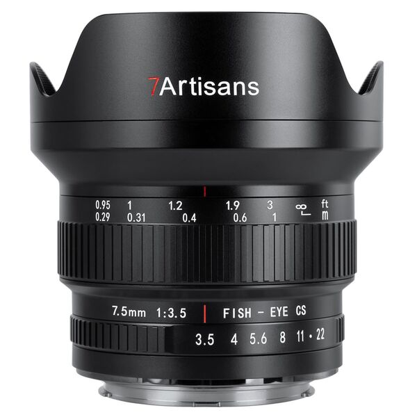 7Artisans 7,5mm f/3,5 Fisheye   Nikon DX