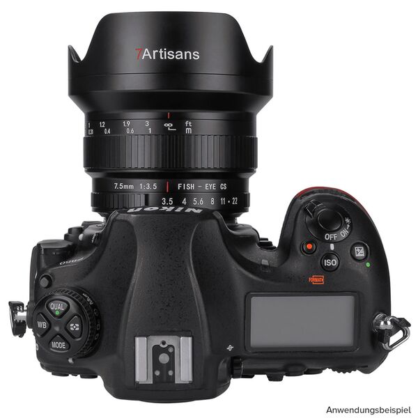 7Artisans 7,5mm f/3,5 Fisheye   Nikon DX
