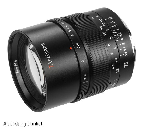 7Artisans 75mm f/1,4 Vollformat Objektiv  Canon RF