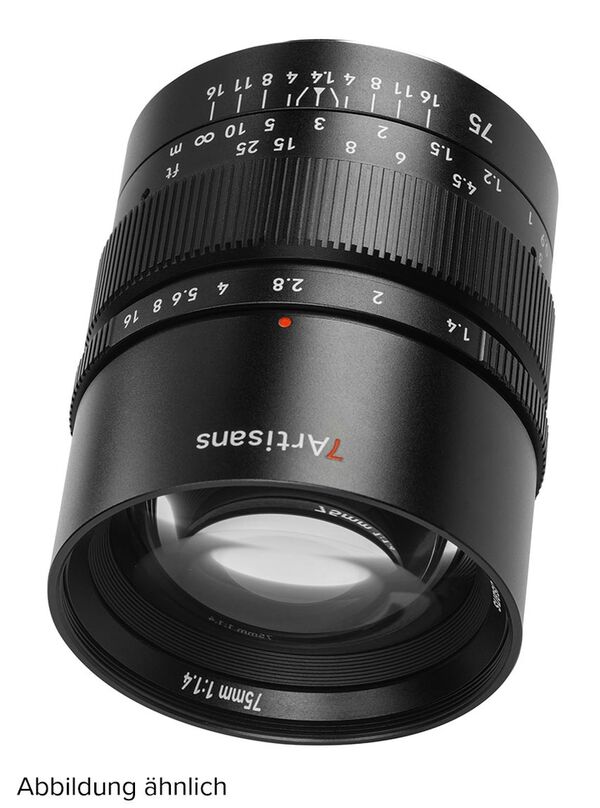 7Artisans 75mm f/1,4 Vollformat Objektiv  Canon RF