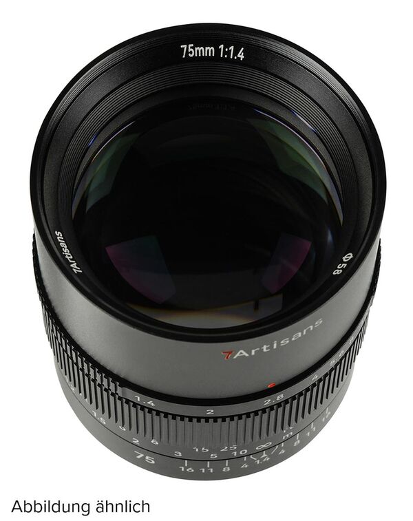 7Artisans 75mm f/1,4 Vollformat Objektiv  L-Mount
