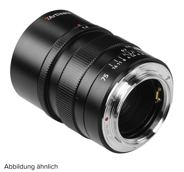7Artisans 75mm f/1,4 Vollformat Objektiv  L-Mount