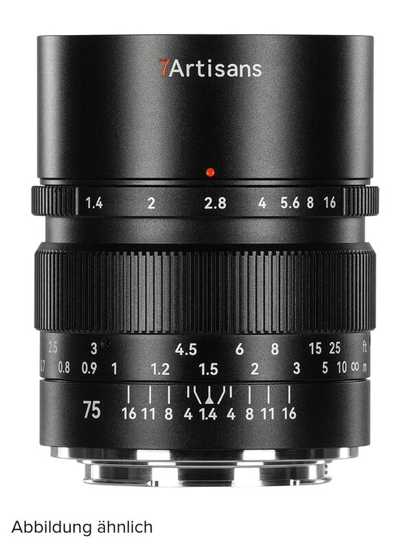 7Artisans 75mm f/1,4 Vollformat Objektiv  Nikon Z