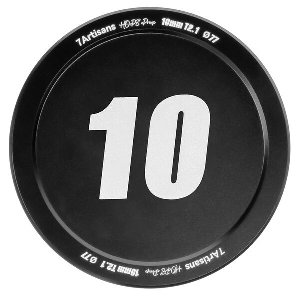 7Artisans Hope 10mm T/2.1  Canon RF-S Schwarz