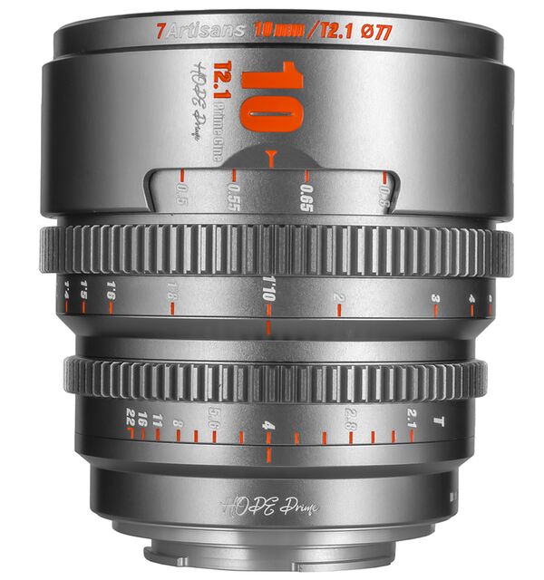 7Artisans Hope 10mm T/2.1  Micro Four Thirds Titangrau