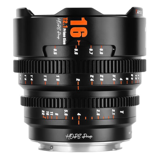 7Artisans Hope 16mm T/2.1  Sony E-Mount Schwarz