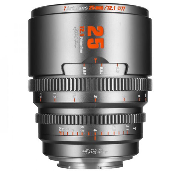 7Artisans Hope 25mm T/2.1  Micro Four Thirds Titangrau
