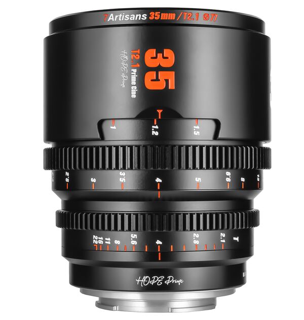 7Artisans Hope 35mm T/2.1  Canon RF-S Schwarz