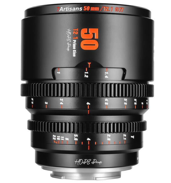7Artisans Hope 50mm T/2.1  Micro Four Thirds Schwarz