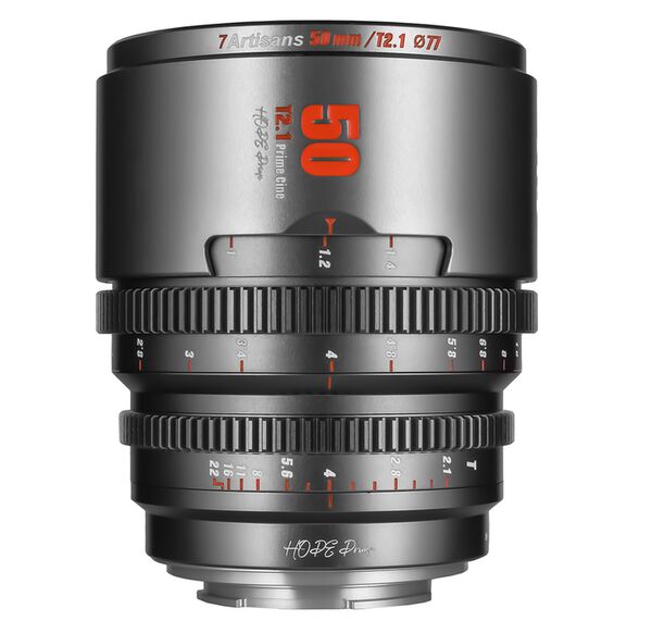 7Artisans Hope 50mm T/2.1  Micro Four Thirds Titangrau