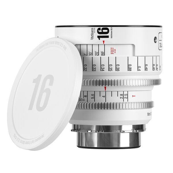 7Artisans Infinte 16mm T2.5  Arri PL weiß