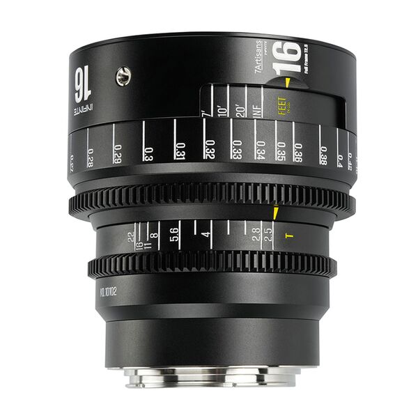 7Artisans Infinte 16mm T2.5  Canon EF schwarz