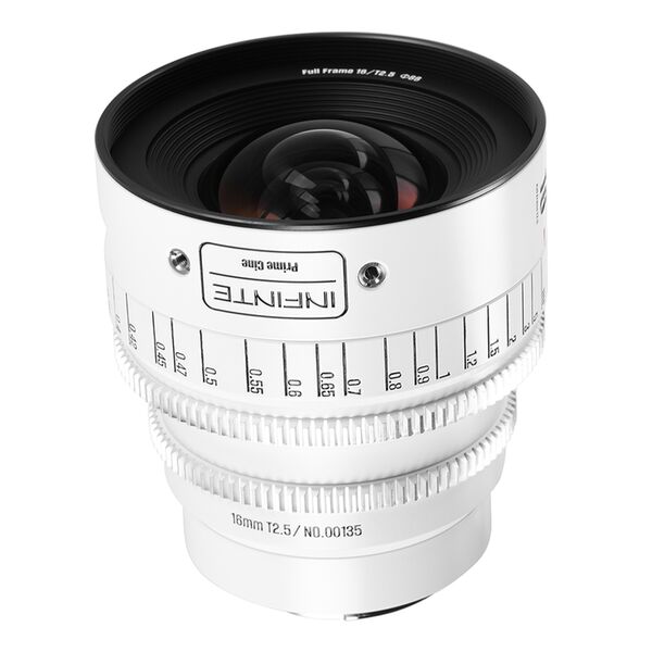 7Artisans Infinte 16mm T2.5  Canon EF weiß