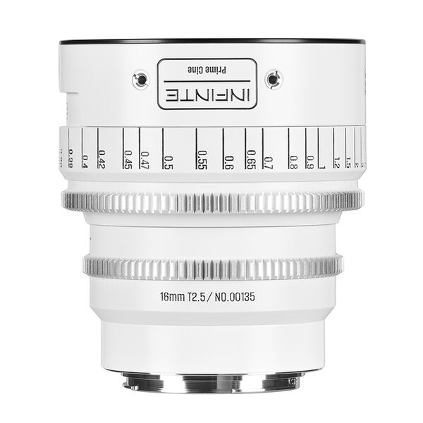 7Artisans Infinte 16mm T2.5  Canon EF weiß