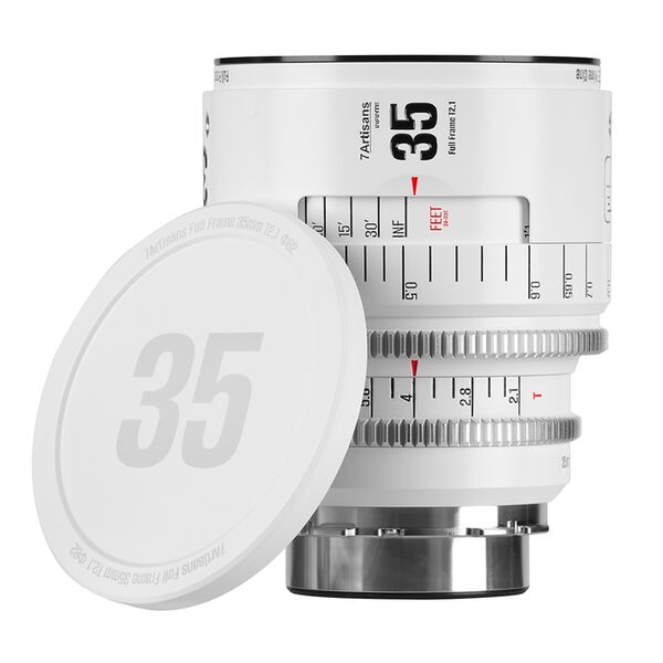7Artisans Infinte 35mm T2.1  Arri PL weiß