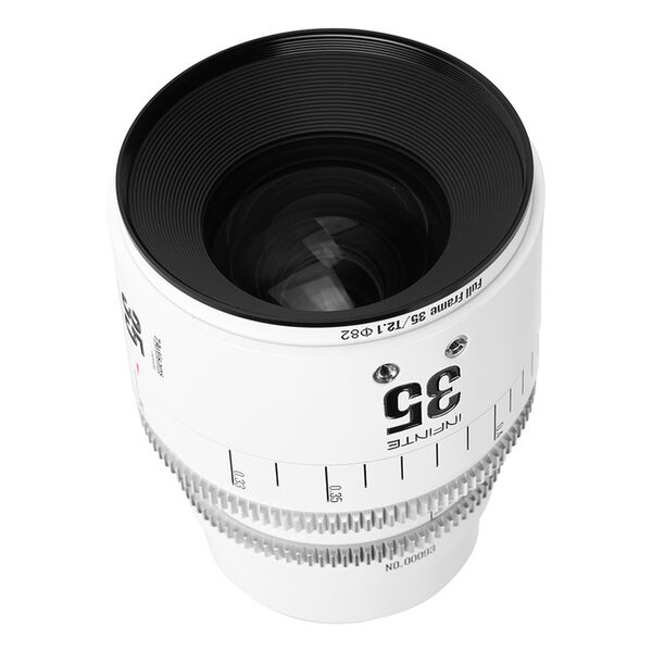 7Artisans Infinte 35mm T2.1  Canon EF weiß