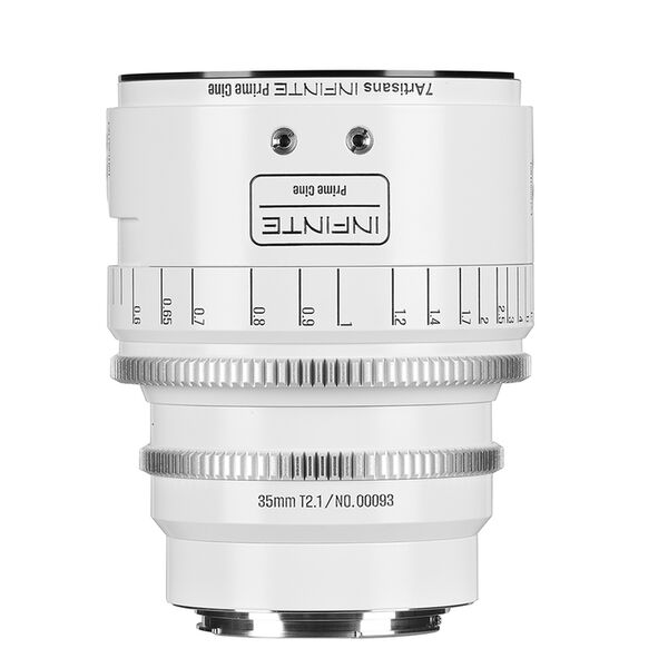 7Artisans Infinte 35mm T2.1  Canon EF weiß