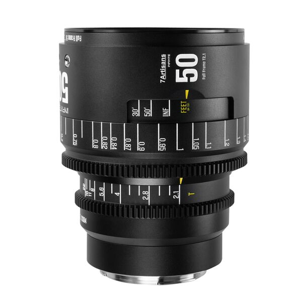 7Artisans Infinte 50mm T2.1  Canon EF schwarz
