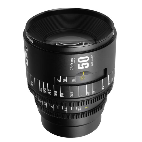 7Artisans Infinte 50mm T2.1  Canon EF schwarz